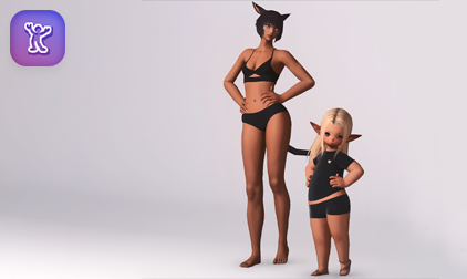 Adapting poses to other races